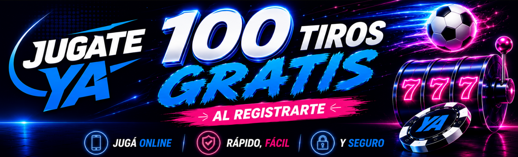 100 tiros gratis al registrarte